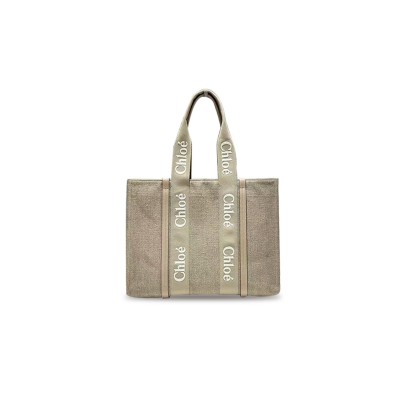 CHLOE LARGE WOODY TOTE BAG  (45*33*13cm)